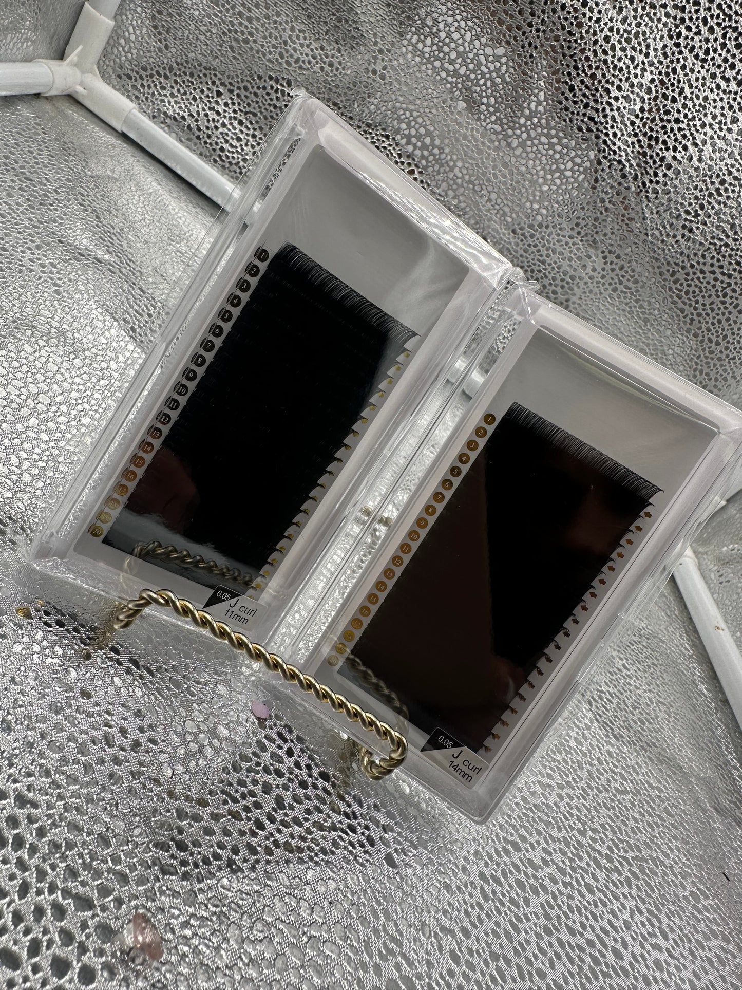 20 ROW J-Curl Lash Trays .05mm