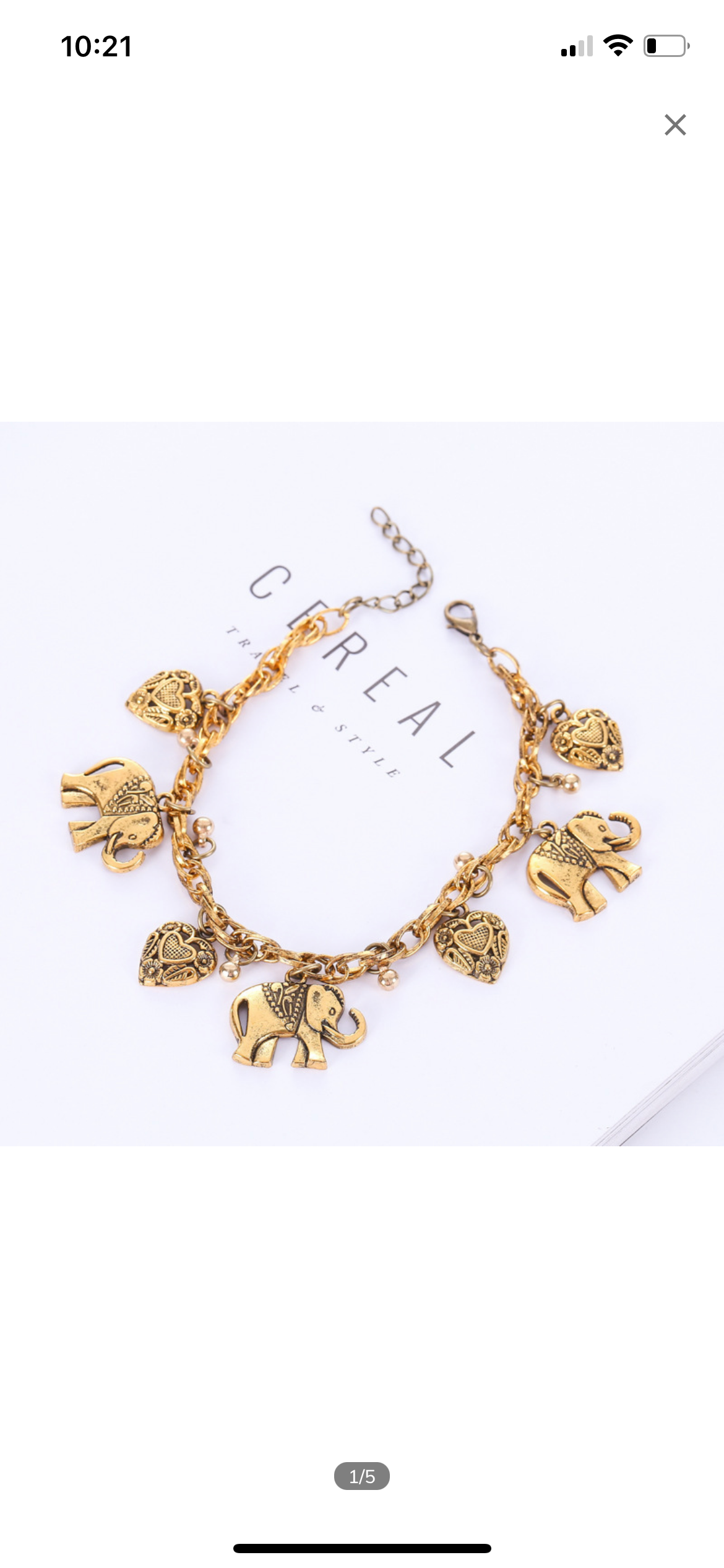 Elephant Anklet