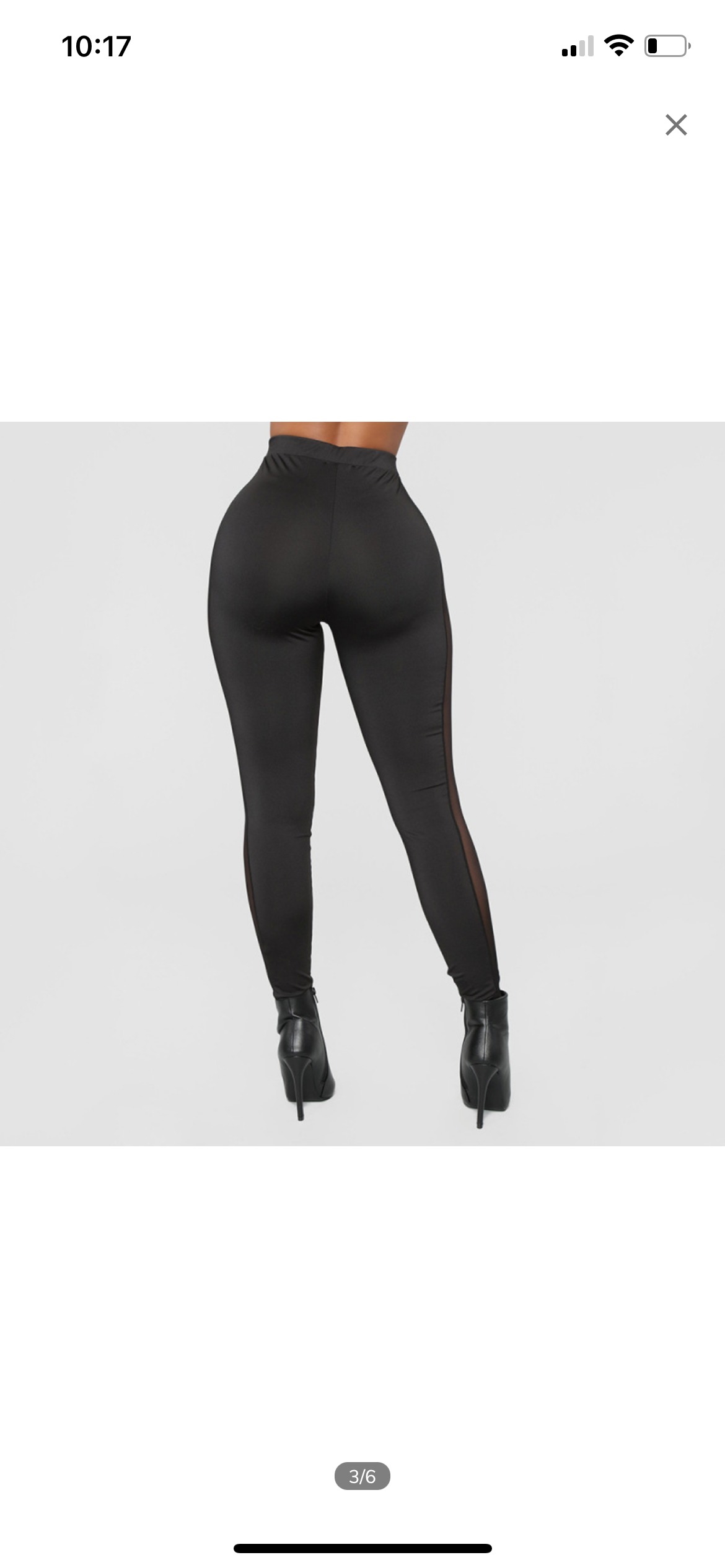 Half Mesh Leggings