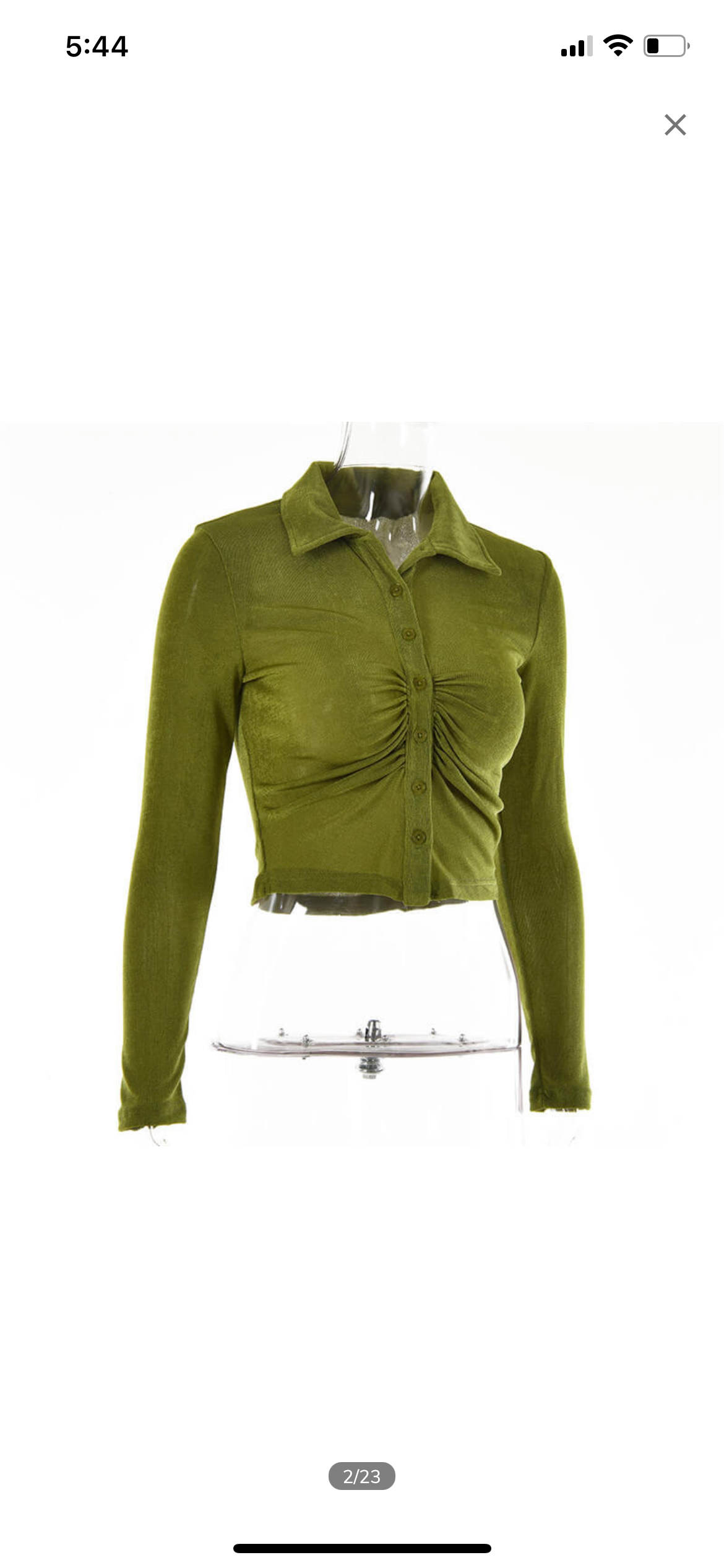 Jlo Button Top