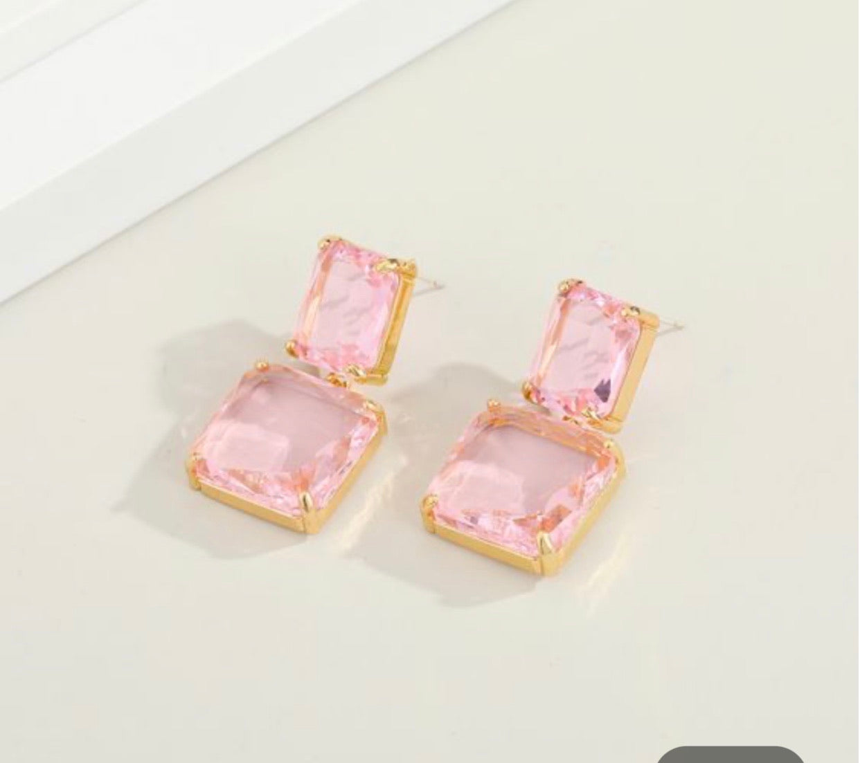 Crystal Cube studs