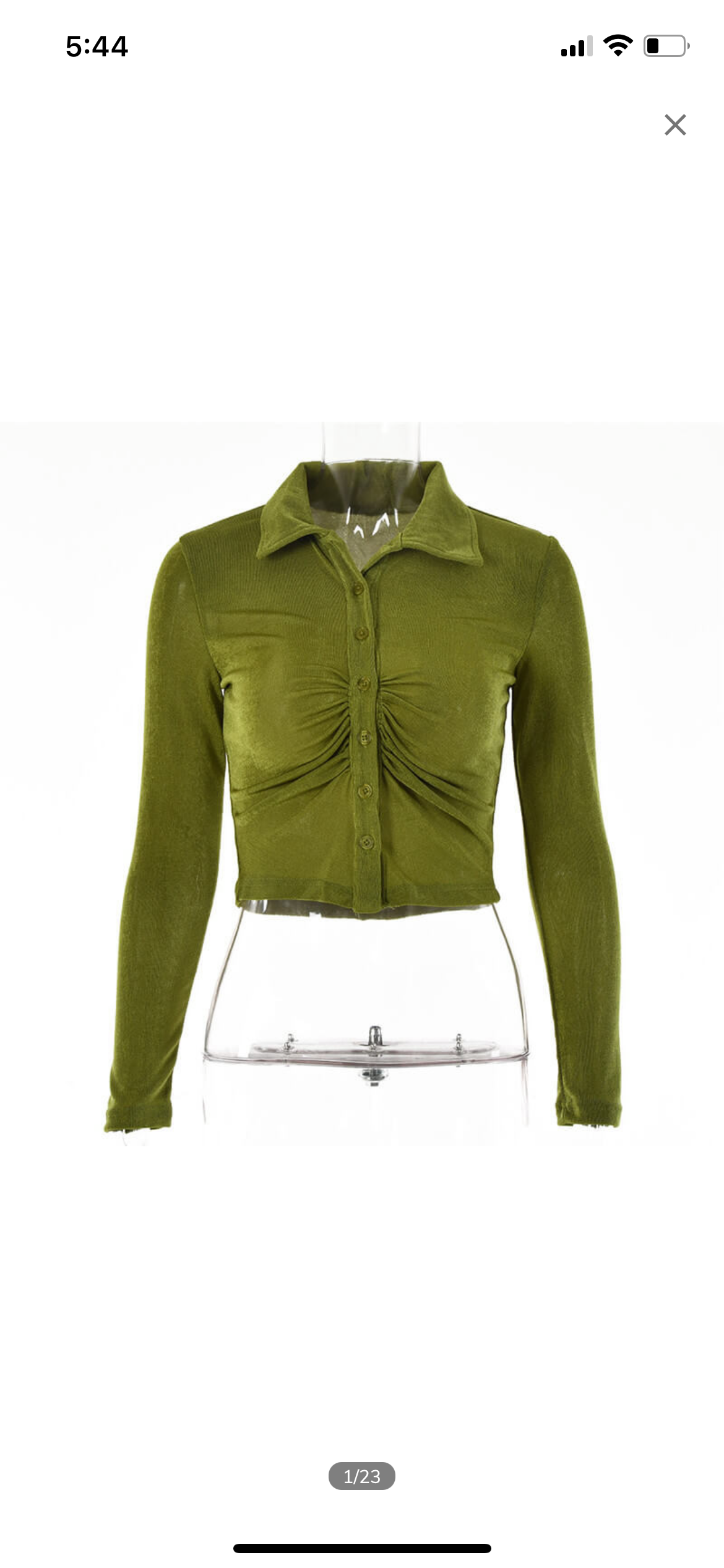 Jlo Button Top