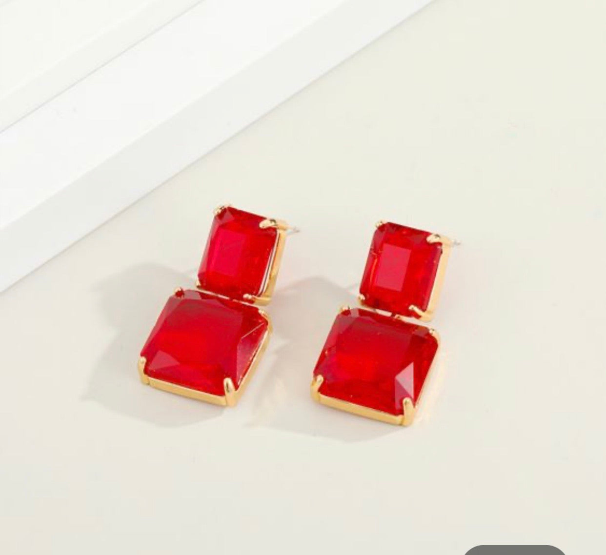 Crystal Cube studs