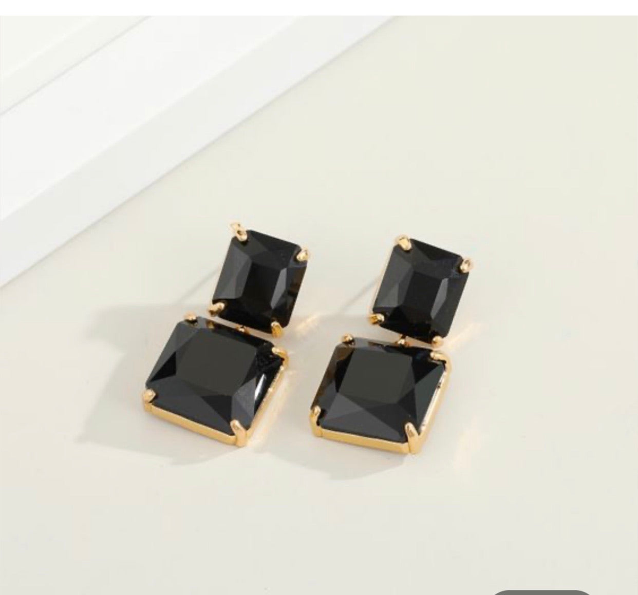 Crystal Cube studs