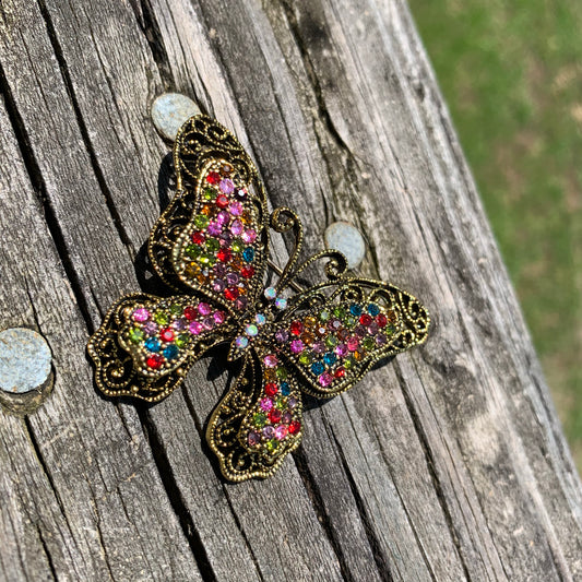 Vintage Butterfly Brooch